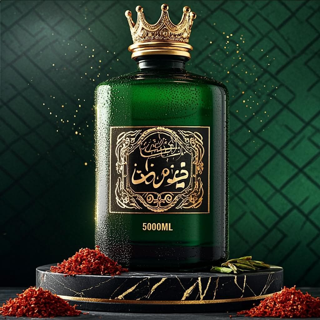 Rouhollah — bouteille verre émeraude 500 ml