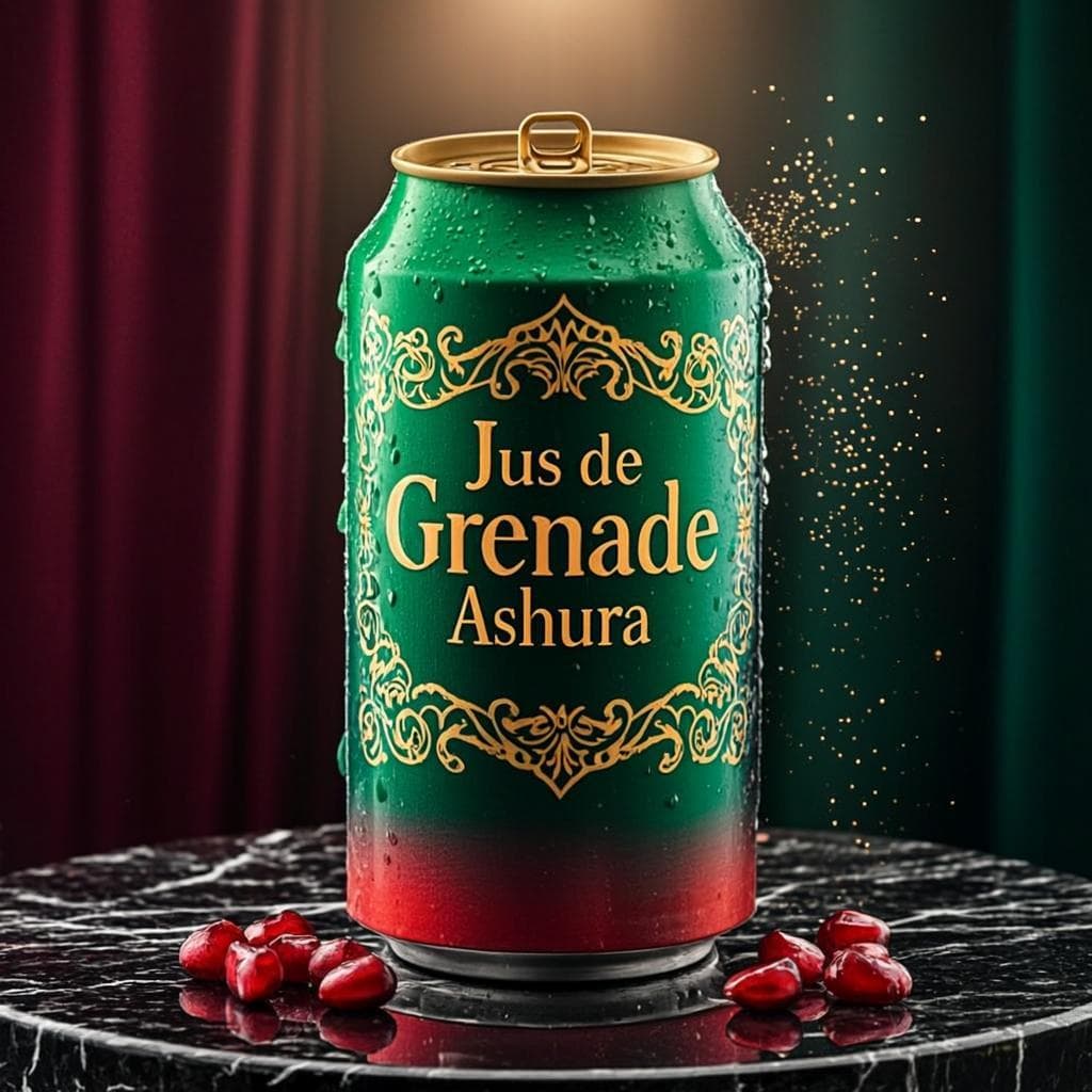 Jus de Grenade Ashura — canette 330 ml