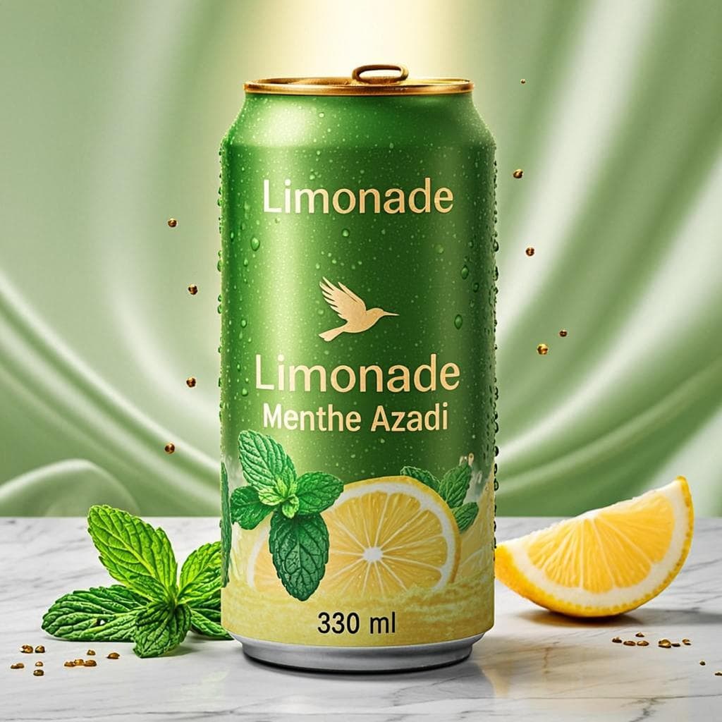 Limonade Menthe Azadi — canette 330 ml