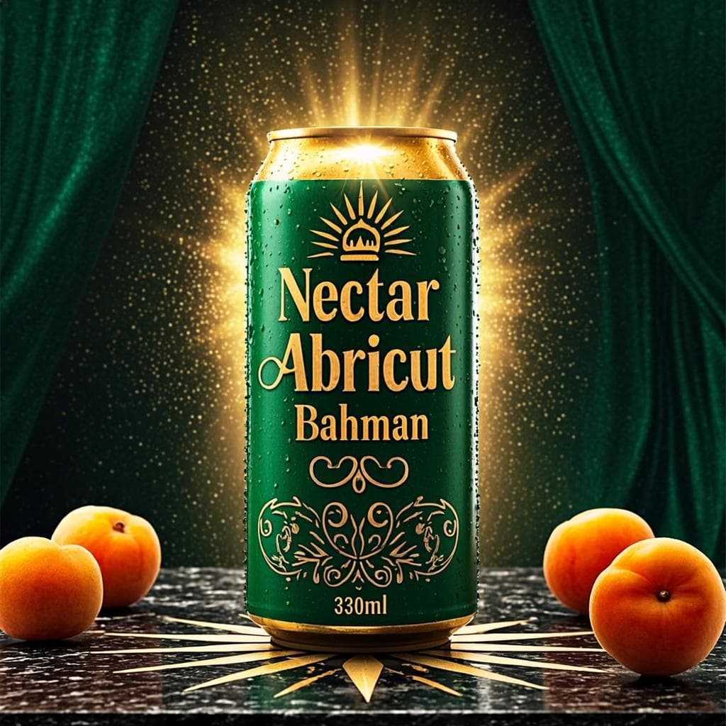 Nectar Abricot Bahman — canette 330 ml