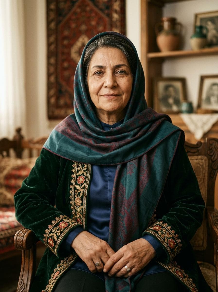 Portrait de Khadijeh Saqafi