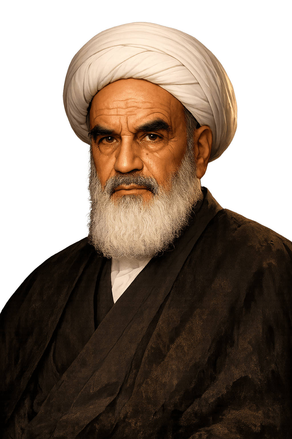 Portrait de l'Imam Rouhollah Khomeini (1902–1989)