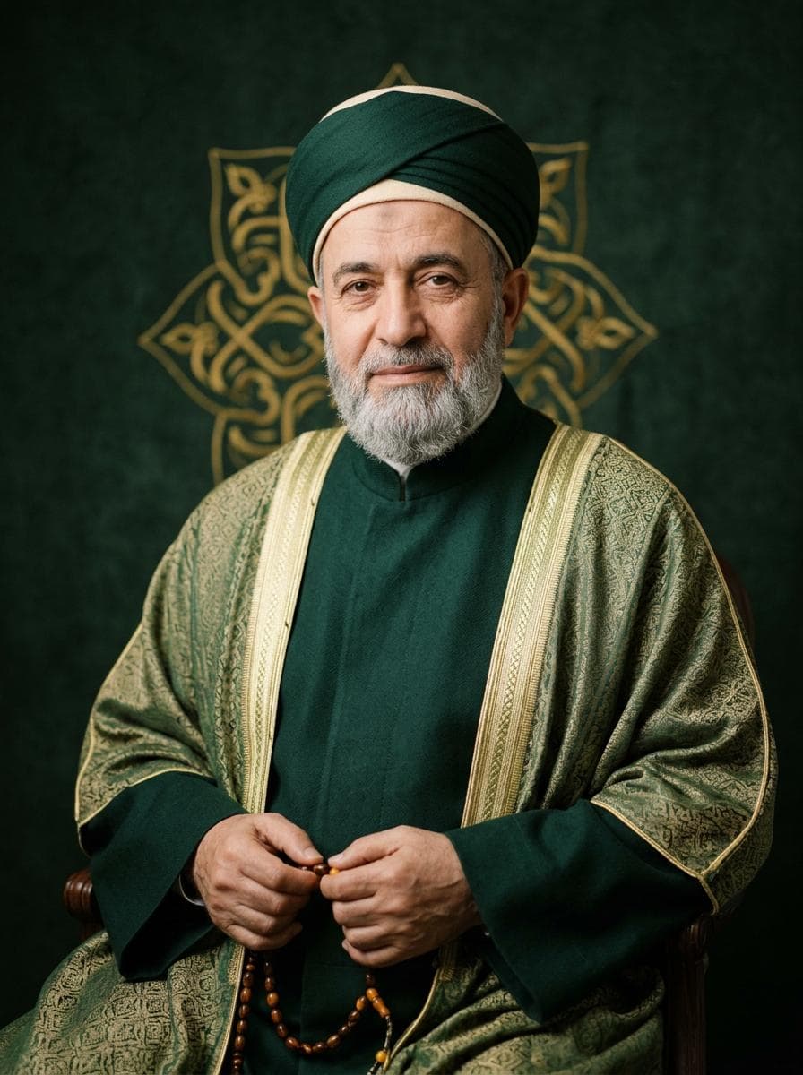 Portrait de l'Ayatollah Sayyed Ali Khamenei